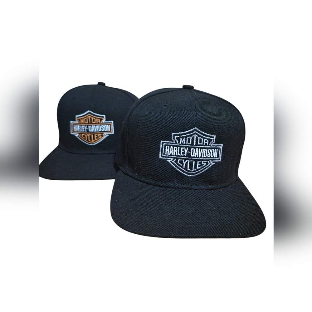 Harley davidson snapback hats adjustable osfa